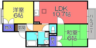 【間取り】 | アイビハイツ　D棟