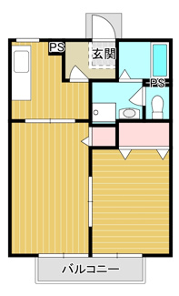 【間取り】 | マックスロゼＡ棟
