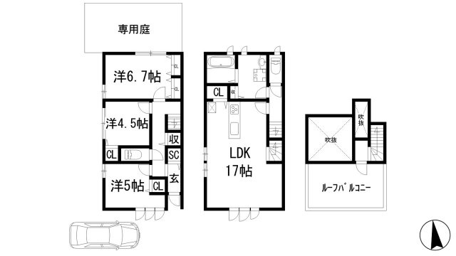 【間取り】 | シャレー山手台