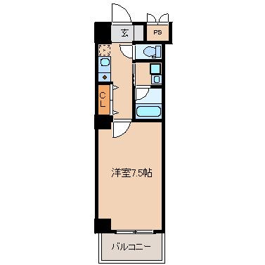 【間取り】 | ウォルベール中崎