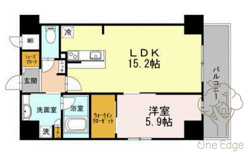 レジデンス富貴屋の間取り