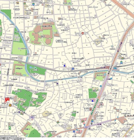 【地図】 | 日興パレセゾン中野