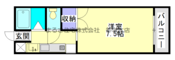 サンライズ都北の駐車場
