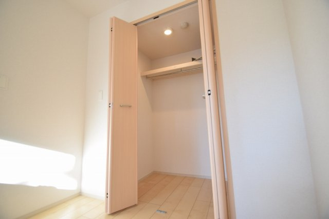 サンライズコードの収納|クローゼット付きです