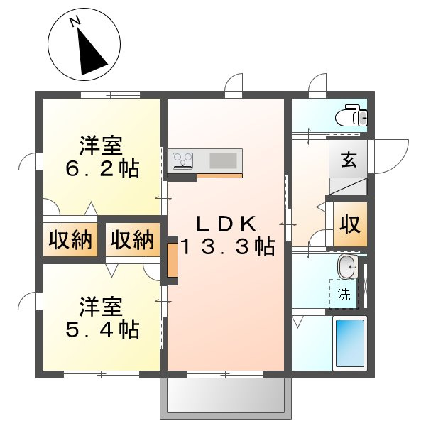 クーランデールの間取り