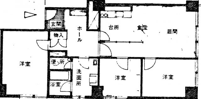 大永初台マンションの間取り