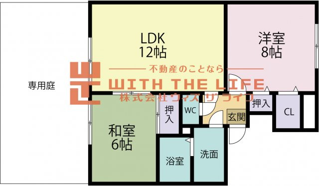 サニーヒル御井【キャッシュバック対象物件】の間取り
