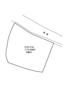 【土地図】 | 宇奈月町浦山売地
