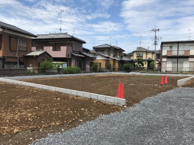 鴻巣市箕田の売地の外観