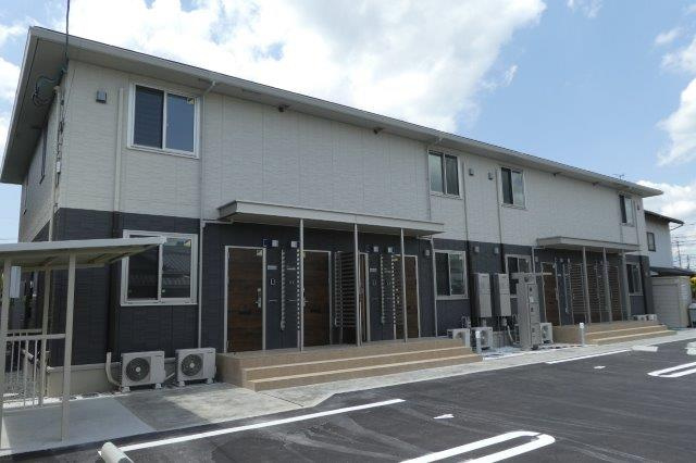 倉敷市八王寺町のアパートの外観