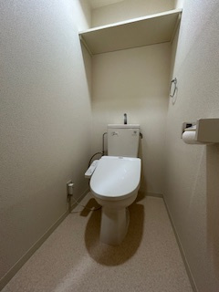 カルム千昇Ⅱのトイレ|ゆったりとした空間のトイレです