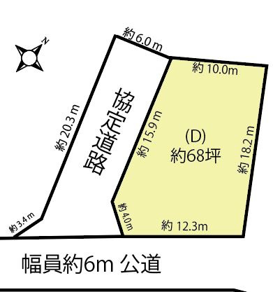 鴻巣市箕田の売地