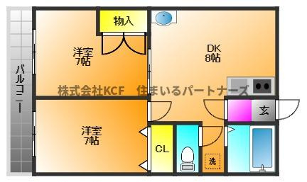 サンシャインコート東合川の間取り
