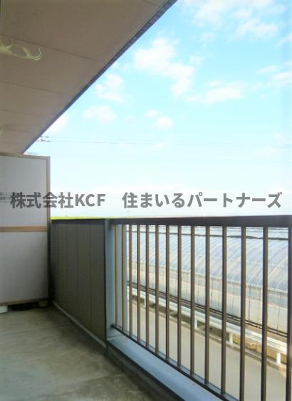 サンシャインコート東合川のバルコニー|落ち着いた時間を過ごせるバルコニーです