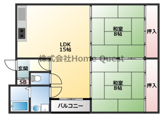 【間取り】 | ハイムモリグチ