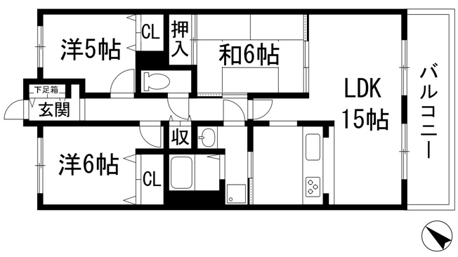 【間取り】 | 宝塚清荒神ヒルズ