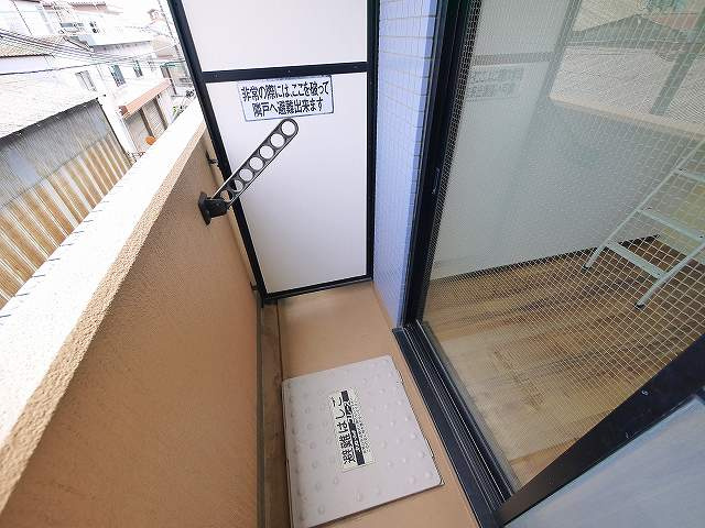 シティパレスやすらぎの道Ｐ３のバルコニー|広々としたバルコニーです