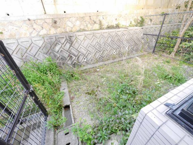 プラザ森北の庭