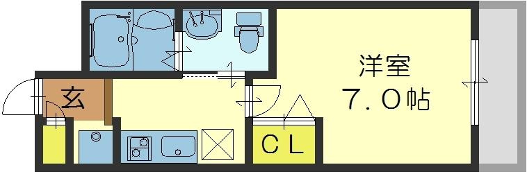 M’プラザ小阪駅前の間取り