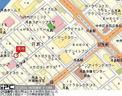 【地図】 | サンシティ月島アヴァンツァーレ