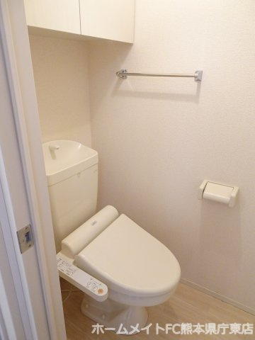熊本市南区御幸笛田２丁目のアパートのトイレ
