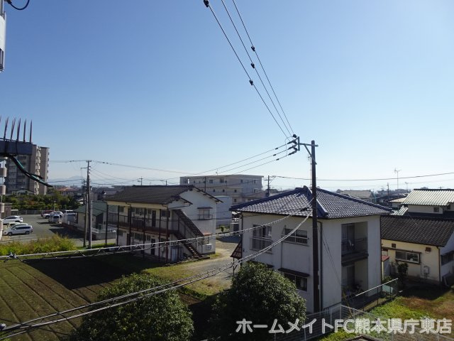 熊本市南区御幸笛田２丁目のアパートの展望