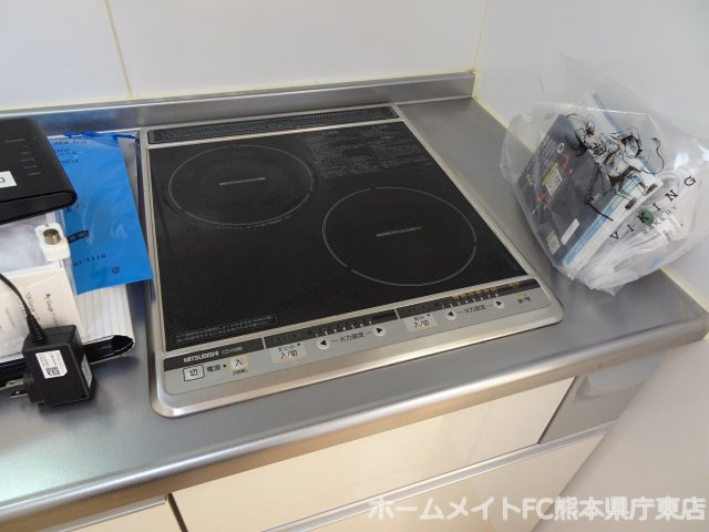 熊本市南区御幸笛田２丁目のアパートのキッチン