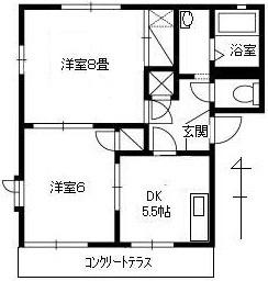 【間取り】 | エイブルハイツＤ