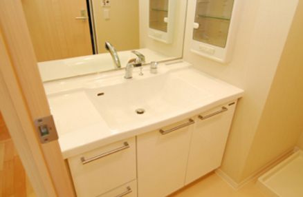 江東区豊洲３丁目の賃貸マンションの独立洗面台