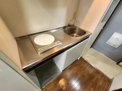 グランドパレス御池のキッチン|ＩＨ１口キッチン