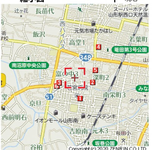 ソシア・ソレイユＤの地図