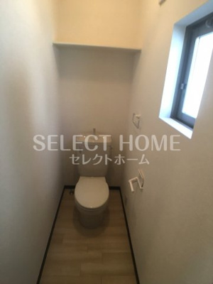 【トイレ】 | double eight maisonette | 落ち着いた色調のトイレです