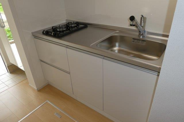 セイバリーKⅢのキッチン|２口ガスコンロ付きシステムキッチン