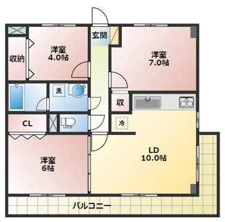 【間取り】 | 第7ドエル小泉