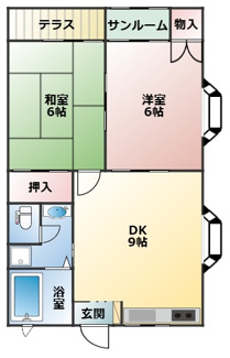 【間取り】 | サザンアルファ岡田