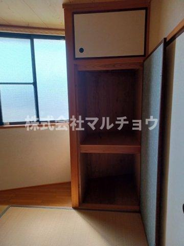ハイツゆずの収納|こまごまとしたものを収納できそうですね