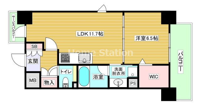 【間取り】 | レジデンス西梅田