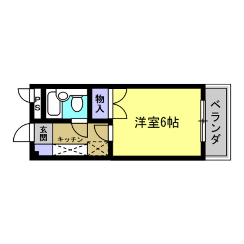 ハイツリバーサイドの間取り