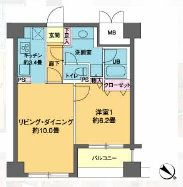 【間取り】 | カスタリア茅場町（ニューシティレジデンス日本橋水天宮）