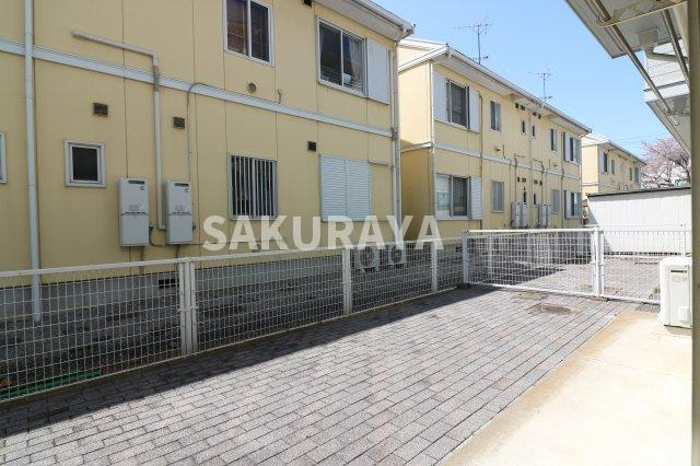 アリーブ足利第一のバルコニー