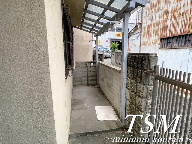 国松町平屋のバルコニー