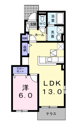 【間取り】 | コモド　レジデンシアⅡ　八尾南 | １LDK