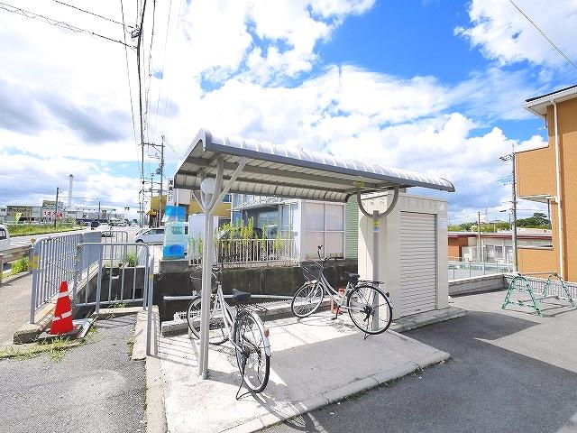ブライトレジデンスのその他共用部分|自転車置き場が設置されてます