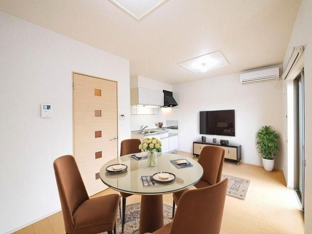 ブライトレジデンスの居間・リビング|CGで家具等を配置したもので家具等は含まれません