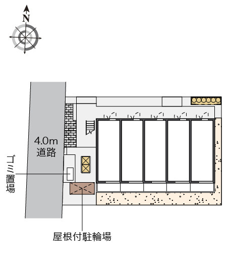 レオパレスプランドールＫの区画図