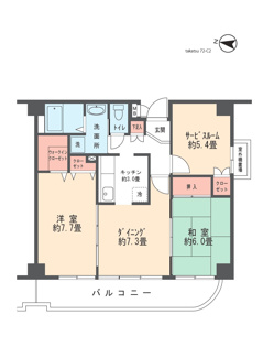 【間取り】 | エトワール武蔵新城