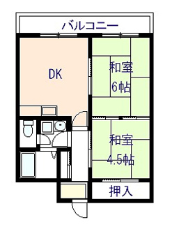 【間取り】 | シャトーラベニヤ宮川