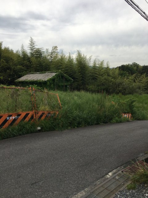 【前面道路含む現地写真】 | 大津市仰木の里東8丁目16　売土地 | 外観　南東側から