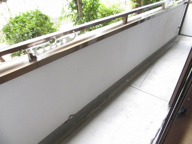 リブェール宝塚のバルコニー