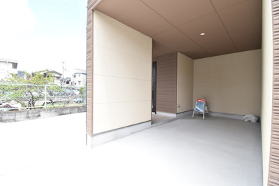 【駐車場】 | 【新築戸建・いつでも内覧可能】箕面市百楽荘4丁目　新築戸建て | 駐車場です